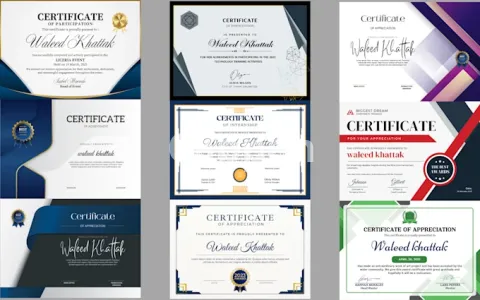 I will design unique certificate templates just in 24 hours