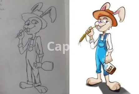 I will turn your drawing to awesome vector digital art