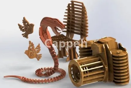 I will design dxf files for cnc cutting machines