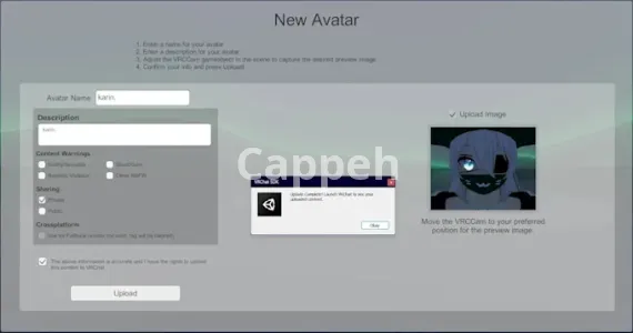 I will upload a vrchat avatar for you