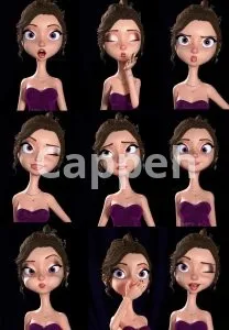 I will make blend shapes , apple arkit blendshapes for you