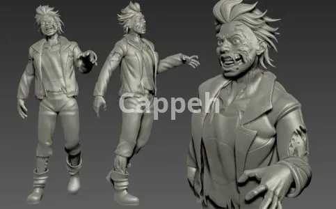 I will design 3d character or product in zbrush and 3dsmax