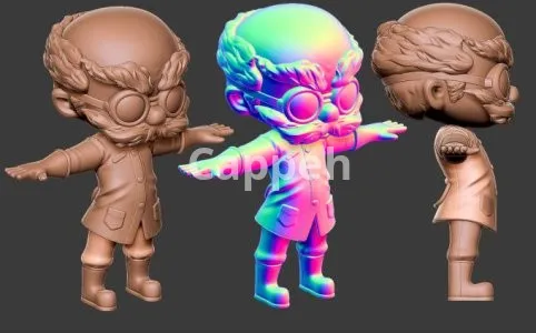 I will design 3d character or product in zbrush and 3dsmax