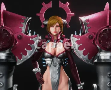 I will create a 3d character model for games or film