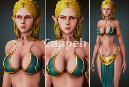 I will create a 3d character model for games or film