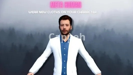 I will put on cloth to your metahuman character