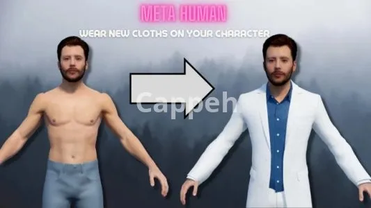 I will put on cloth to your metahuman character