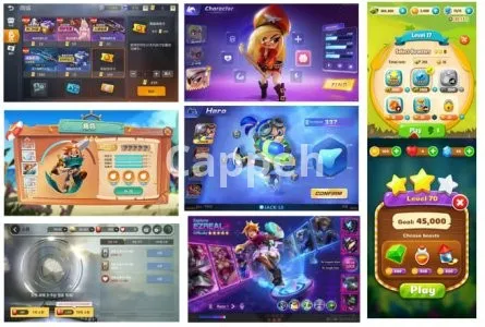 I will design modern game UI UX for your PC and mobile