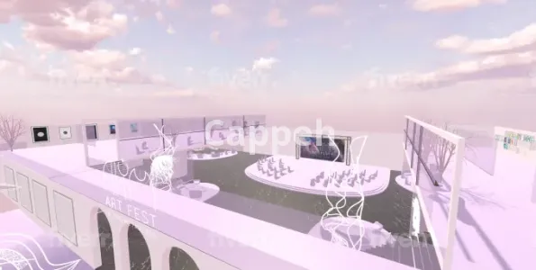 I will design realistic and interactive gallery metaverse at spatial io with unity sdk
