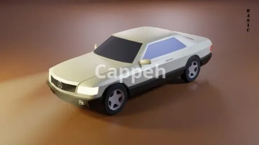 I will create low poly models of cars