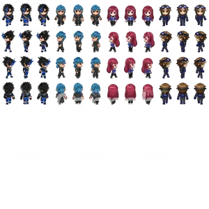 I will create your walk character sprite rpg maker mv