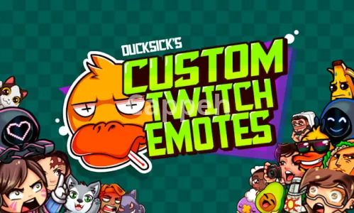 I will create snazzy twitch, kick emotes in 24 hours