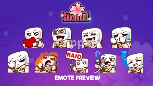 I will make cool custom emotes and badges for twitch, kick, tiktok, youtube, facebook