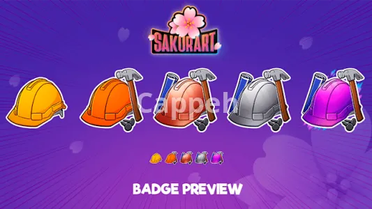 I will make cool custom emotes and badges for twitch, kick, tiktok, youtube, facebook