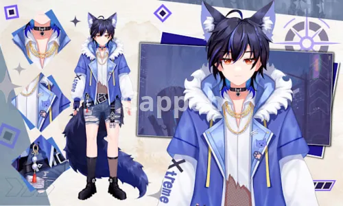 I will design and rigging live2d model vtuber in anime style for streaming