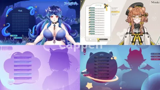 I will design cute vtuber stream overlays, screens, and panels