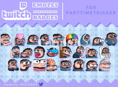 I will create custom pepe the frog emotes for twitch