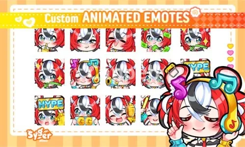 I will create cute chibi animated emote for your stream