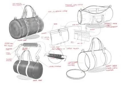 I will make a backpack, or any kind of bags design for you