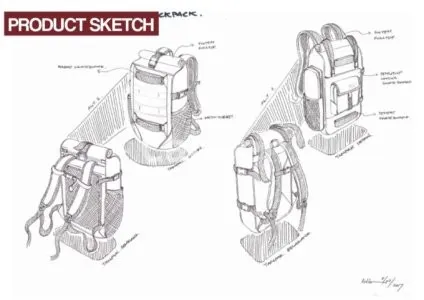 I will make a backpack, or any kind of bags design for you