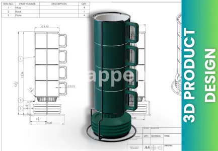 I will do 3d print design, cad design and 2d drawing in solidworks or fusion 360