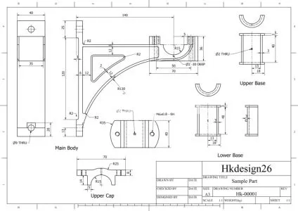 I will do technical drawing, illustration, line drawing, or 2d drawing