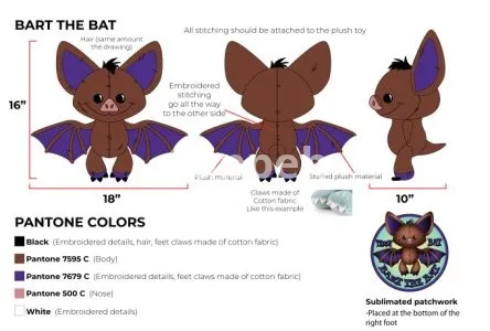 I will design cool plush toys