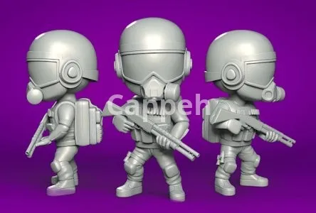 I will sculpting for 3d print ready file of toys, statue, figurine, actions figure