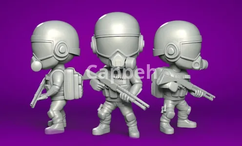 I will sculpting for 3d print ready file of toys, statue, figurine, actions figure