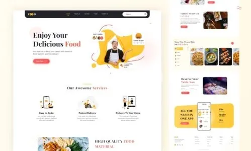 I will design a landing or homepage in figma