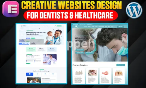 I will design premium medical, healthcare, dental, clinic, home care website