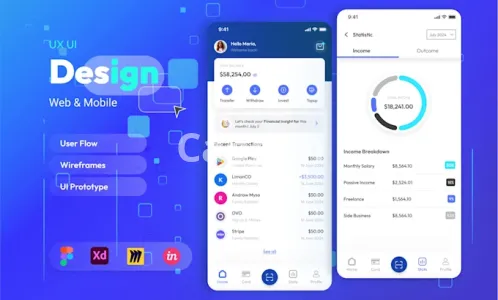 I will design a creative UX UI for your website or mobile app