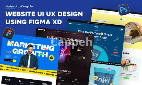 I will do modern mobile app or website ui ux design using figma xd