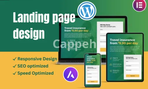 I will build wordpress landing page design, squeeze page, sales page, or sales funnel