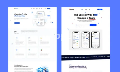 I will do modern website UI UX and landing page design in figma