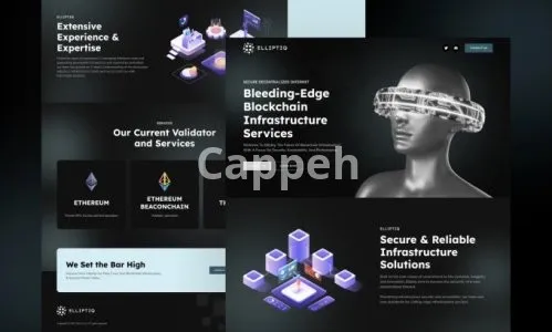 I will design modern nft professional landing page