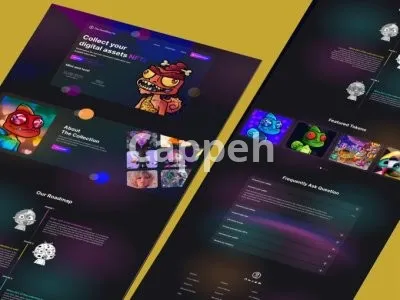 I will do xd, figma and PSD template, prototype, crypto website and landing page