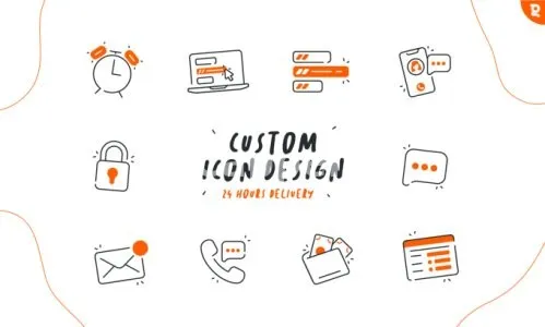I will design unique vector icon for website or app in 24 hours