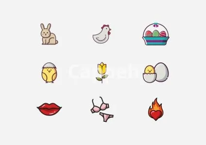 I will design unique, simple and modern custom icons set