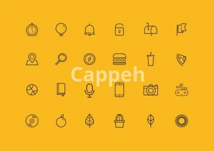 I will design unique, simple and modern custom icons set