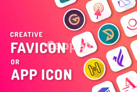 I will design unique creative app icon or favicon