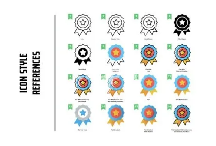 I will design custom flat icon set for website and app in 24 hours