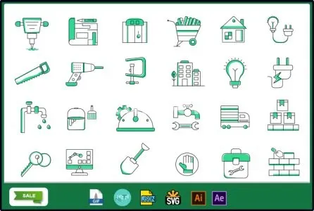 I will design icon set bundle with svg,lottie,gif animation