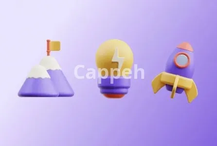 I will create professional 3d icon for your website or apps