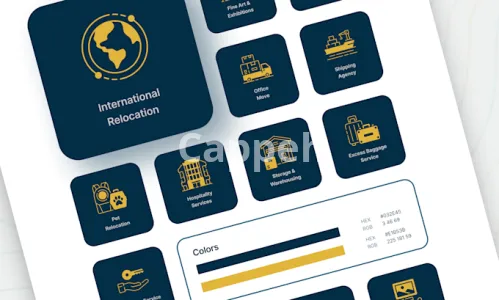 I will design express modern button icons for website landing page