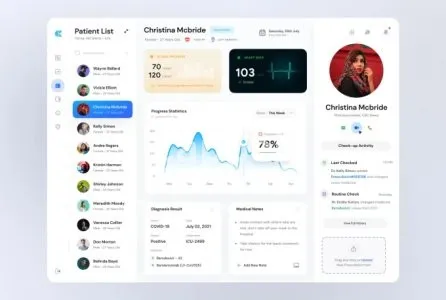 I will design dashboard, web app, CRM and admin panel UI