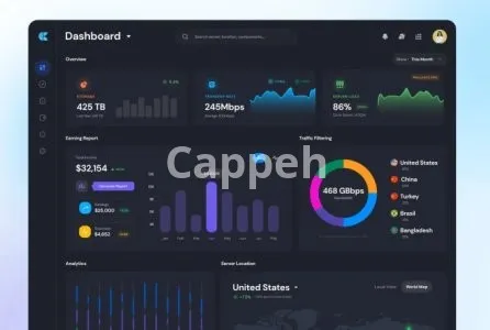 I will design dashboard, web app, CRM and admin panel UI