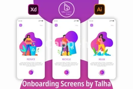 I will design onboarding and splash screens for your mobile app