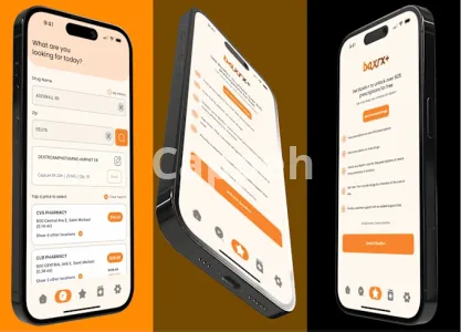 I will render 3x 2d or 3d mockup screens of your app or website