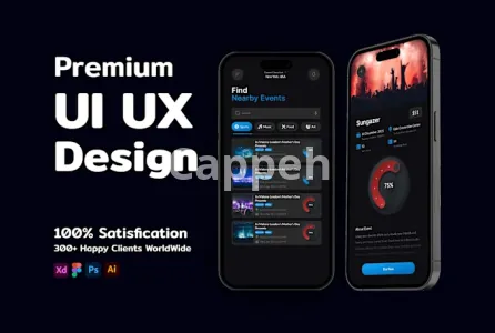 I will design awesome, amazing and professional mobile app UI UX